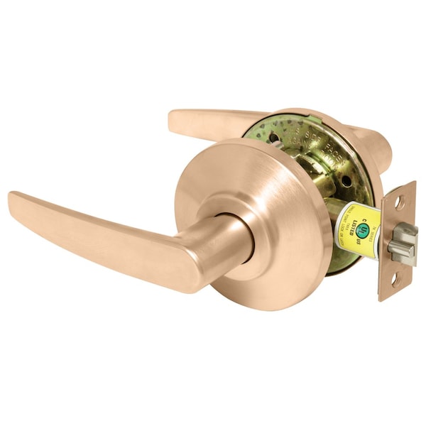 Best Grade 2 Passage Cylindrical Lock, 16 Lever, Non-Keyed, Satin Bronze Finish, Non-handed 7KC30N16DS3612 - main